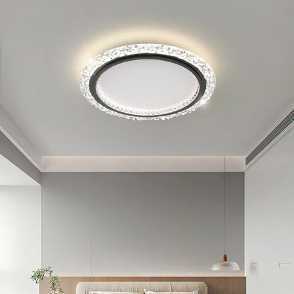 Lustre moderne en cristal pour éclairage élégant — LZ7XQ2