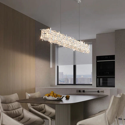 Lustre en cristal pour intérieur moderne et élégant — LZ4X9T