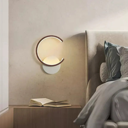 Applique murale LED en bois au design moderne — LZ4X9P2