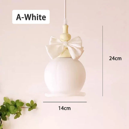 Suspension romantique pour enfants avec abat-jour en verre — LZ4XJ9