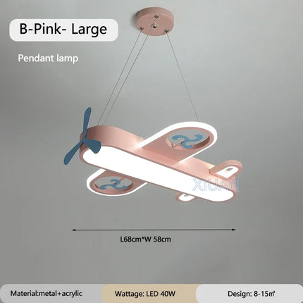 Suspension LED en bois et métal pour chambre d’enfant — LZ4QJ7M