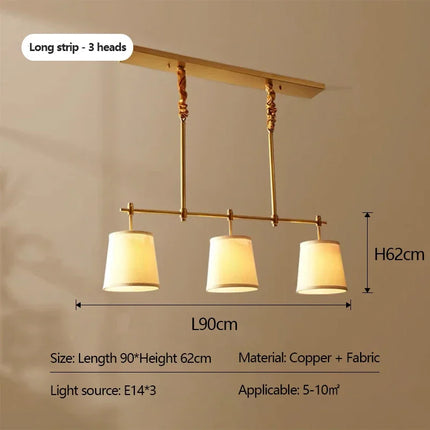 Plafonnier LED en cuivre au design nordique moderne et luxueux — LZ4X9T2