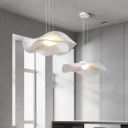 Lustre suspension LED design lotus style nordique pour intérieur — LZ4P7X