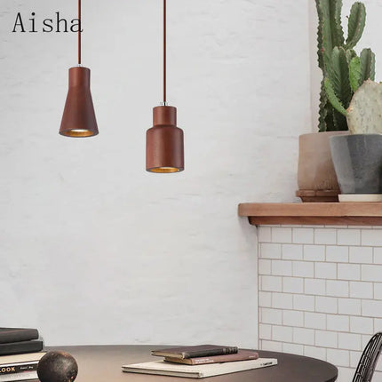 Suspension nordique en bois de noyer pour intérieur raffiné — LZ4D7XQ