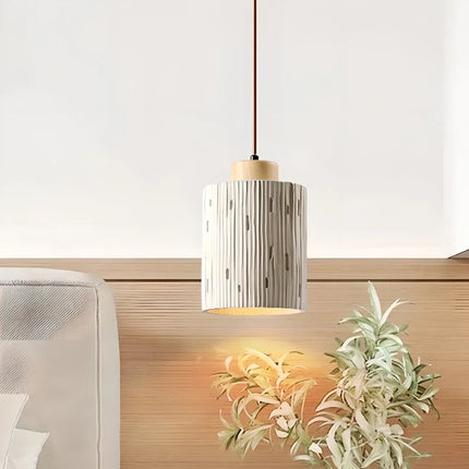 Suspension LED en ciment au style nordique moderne — LZ4X9P2Q