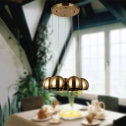 Suspension boule en métal style rétro américain pour bar et restaurant — LZ4F7Q2