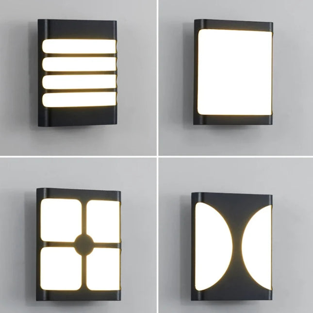 Applique murale extérieure de rue lampe étanche balcon lampe de jardin à LED couloir allée escalier Terrance applique luminaire