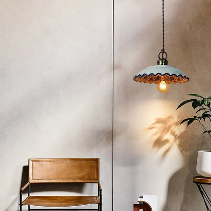Suspension LED simple en céramique au design moderne — LZ4X9P