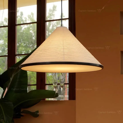 Lustre suspension japonais en papier de riz avec LED — LZ4X9P