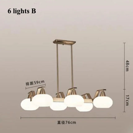 Lustre moderne en métal nickelé avec éclairage LED intégré — LZ4QJ7