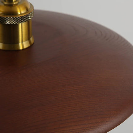 Suspension lampe soucoupe volante en bois E27 pour salle à manger et salon — LZ3F9X