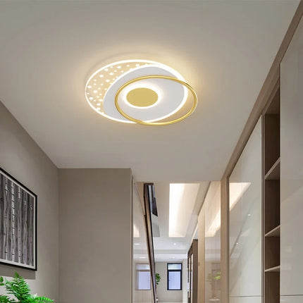 Plafonnier moderne en fer forgé au design géométrique créatif — LZ4N7Q2