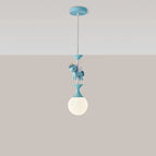 Bleu 1 lampe / Lumière froide