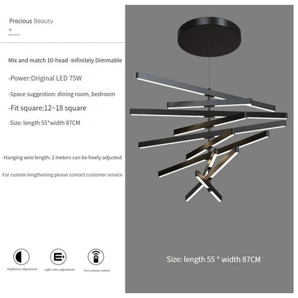 Suspension nordique LED pour décoration intérieure moderne — LZ4X9J