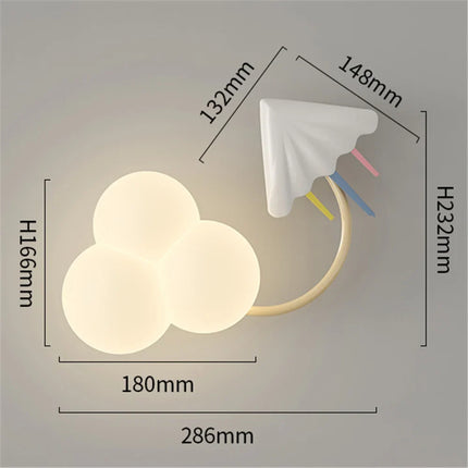 Applique murale LED avion décorative et ludique pour enfants — LZ4QJ7