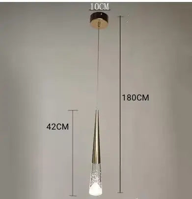Suspension élégante en cristal pour éclairage intérieur moderne — LZQ7F2