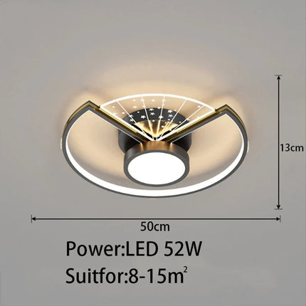 Plafonnier LED moderne pour salon et chambre, design original — LZ4X9T