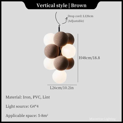 Lustre LED moderne et créatif pour cuisine et intérieur — LZ4X9P2