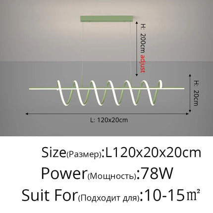 Lustre LED moderne pour éclairage intérieur élégant — LZ4X9P2