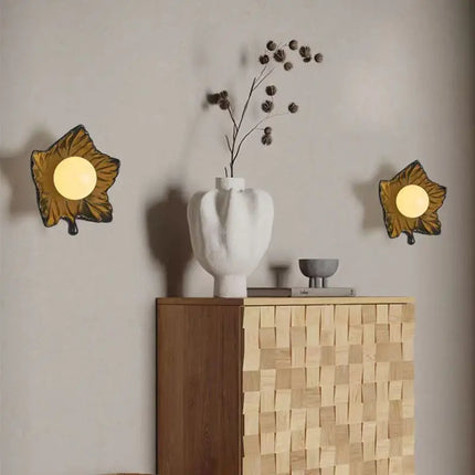 Applique murale en résine au design nordique moderne et lumineux — LZ4X9P2