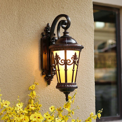 Applique murale extérieure étanche style rétro européen pour jardin et balcon — LZ4G7Q2