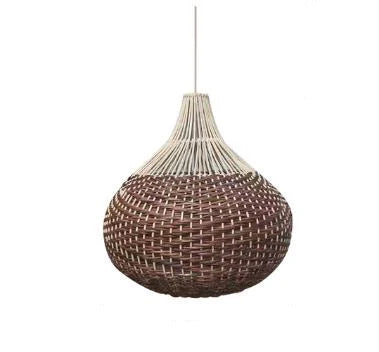 Suspension artisanale en osier japonais pour décoration intérieure — LZ4X9T2