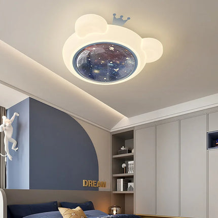 Plafonnier LED enfant effet ciel étoilé créatif — LZ4X9T