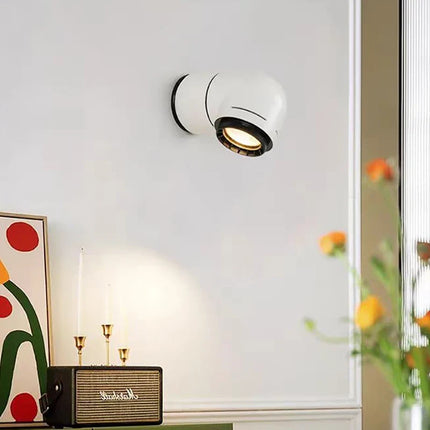 Applique murale LED créative blanc et rouge 4000K pour intérieur — LZ4X9P