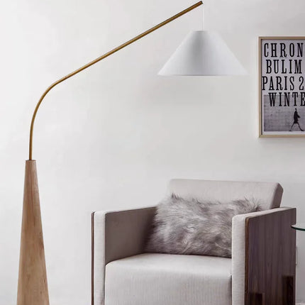 Lampadaire nordique moderne avec télécommande pour décoration intérieure — LZ4X9P