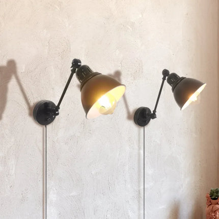 Applique murale vintage à culbuteur avec variateur d’intensité pour intérieur — LZ4P9XJ