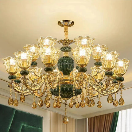 Lustre en cristal léger pour décoration élégante — LZ4F7XQ