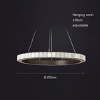 155 cm / Cadre doré / Lumière chaude