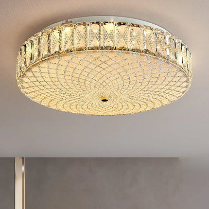 Plafonnier LED de luxe en cristal au design moderne — LZ4X9P2