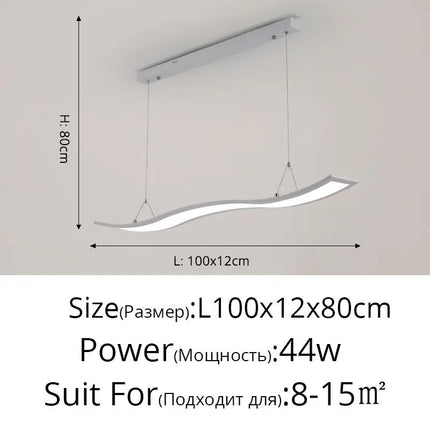 Suspension LED style nordique pour cuisine et intérieur moderne — LZ4X9T