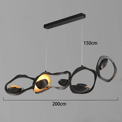 suspension à led au style nordique pour décoration intérieure
