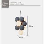 04-H50cm gris / Blanc chaud