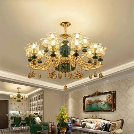 Lustre en cristal léger pour décoration élégante — LZ4F7XQ