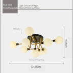 Doré 9 têtes 2 / CHINE / 3 lumières commutables
