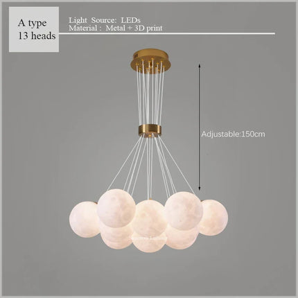 Lustre nuage lumineux décoratif pour chambre d'enfants — LZ4X9J