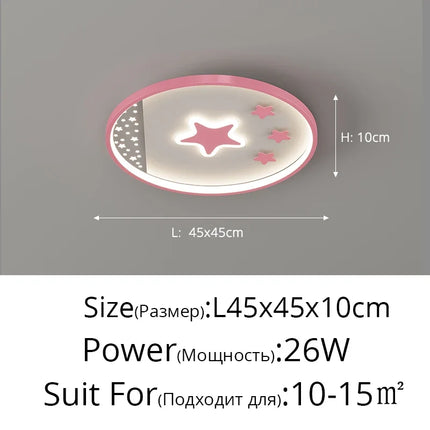 Lustre nordique lumineux style dessin animé pour enfants — LZ4X9J