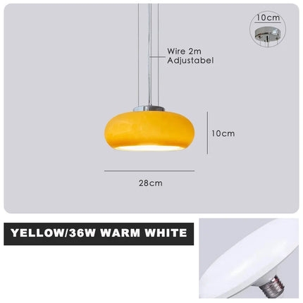 Lustre suspension nordique rétro en métal et verre style Bauhaus — LZ4X9T1