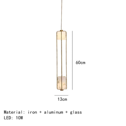 Lustre Art déco d'intérieur en verre blanc or noir en métal pour Hall d'hôtel salle à manger cuisine Bar lampe suspendue