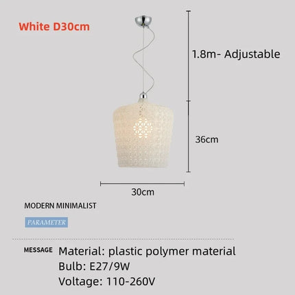 Lustre moderne en acrylique pour intérieur élégant — LZ4X9T