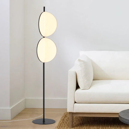 Lampadaire LED nordique à lames rotatives pour décoration — LZ4P9XQ