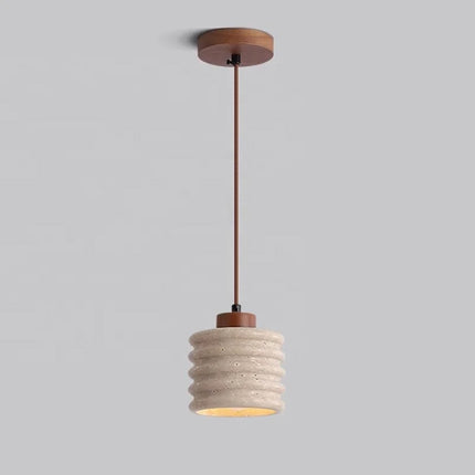 Suspension design en pierre style wabi-sabi pour intérieur — LZ7XQ2