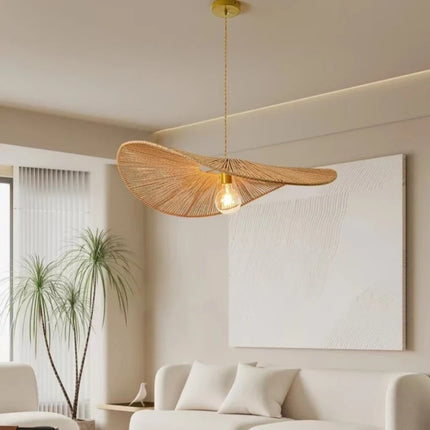 Suspension décorative japonaise en corde de chanvre style rétro — LZ4P7X