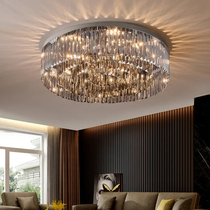 Plafonnier en cristal haut de gamme pour intérieur élégant — LZ4X9P2Q