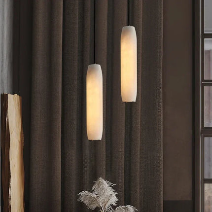Lustre suspension en marbre naturel style nordique — LZ4P9XQ