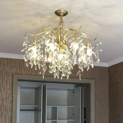 Lustre LED nordique en cristal de luxe — LZ7H9Q