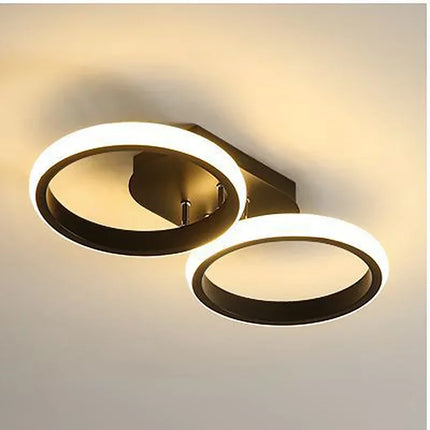 Plafonnier LED moderne forme ronde et carrée pour intérieur — LZ4X9P2